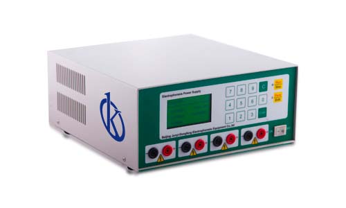 Parts and care of a power source for electrophoresis